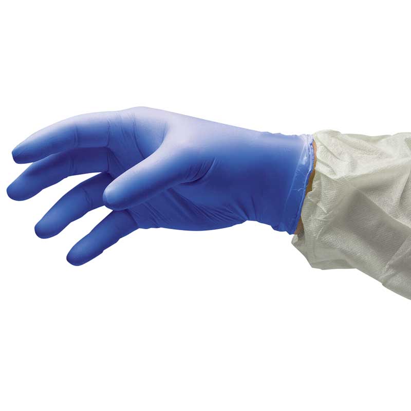 45000730 - NitriDerm® Nitrile Exam Glove, L, Sterile, 9.5" Cuff, Powder-Free, Singles, Chemo Tested #107300 (100/bx)