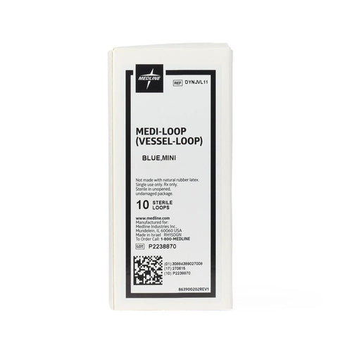 70000011 - Medline Medi-Loop Mini Vessel Loop Sterile Blue #DYNJVL11 (10/bx)
