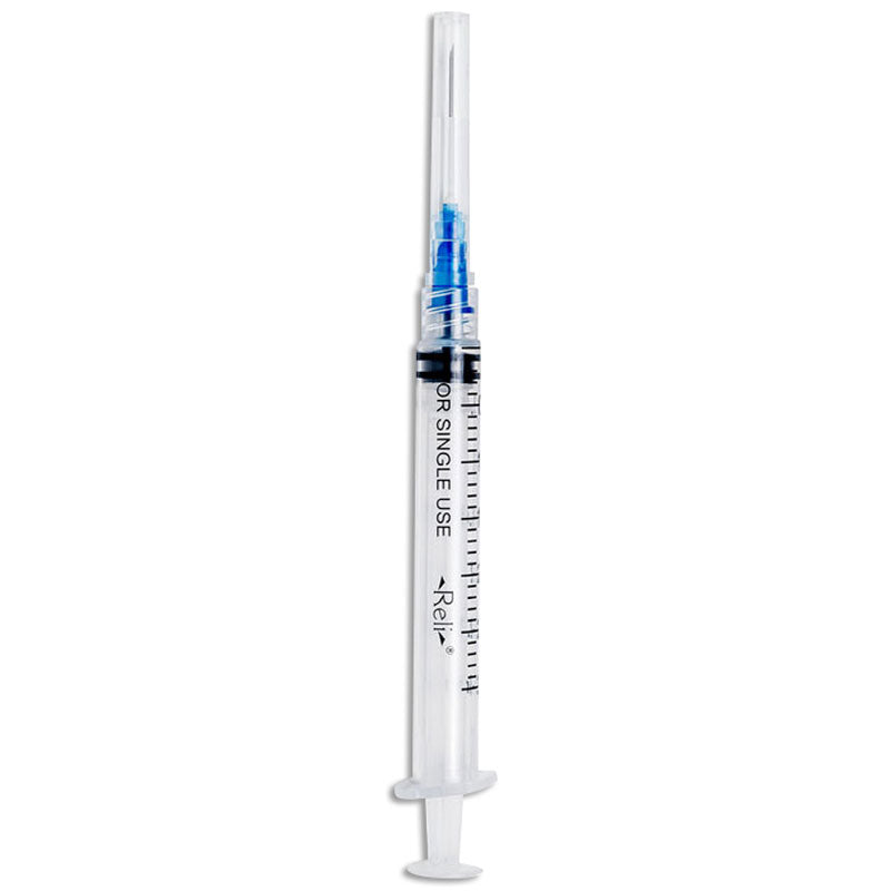 70122310 - MYCO RELI® Hypodermic Needle with Syringe, Low Dead Space, 3mL, 23Gx1" #HYP23G101-TW-S3ML (100/bx)