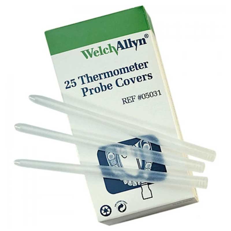 70755031 - Welch Allyn Axillary, Oral, Rectal Thermometer Probe Cover SureTemp® #05031-750 (250/bx)